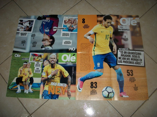 Revi Poster - Messi - Iniesta - Griezman - Neymar - Ronaldo (Usado)