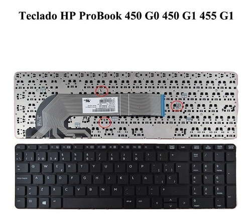 Teclado Hp Probook 450 G0 450 G1 455 G1 Sin Frame