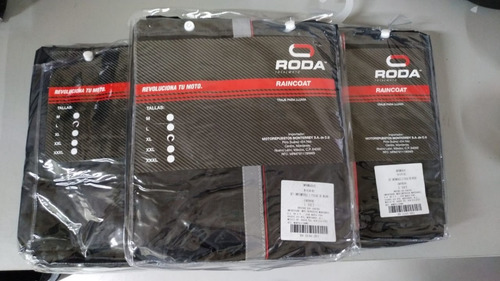 Impermeable Para Moto Roda 2 Piezas C/ Capucha Varias Tallas