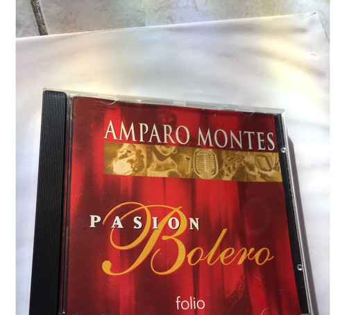 Amparo Montes - Pasion Bolero  - Cd - Disco - Folio