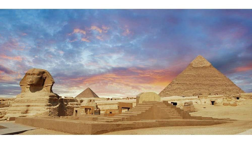 Piramide Laeacco Gran Esfinge 10x7ft Fondo Fotografia Vinilo