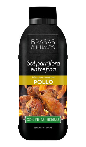 Sal Parrillera Brasas Y Humos Sazonar Pollo Finas Hierbas