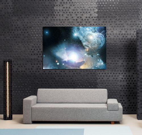Cuadro 30x45cm Cosmos Galaxia Espacio Estrellas Dios Luz