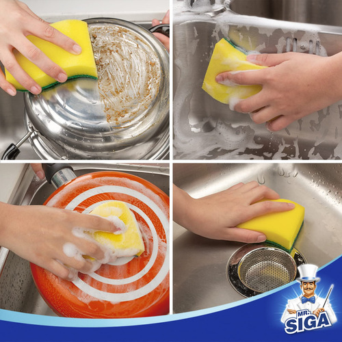 Esponja Exfoliante Resistente 24 Unidades 4.3 X 2.8 X 1.2 In