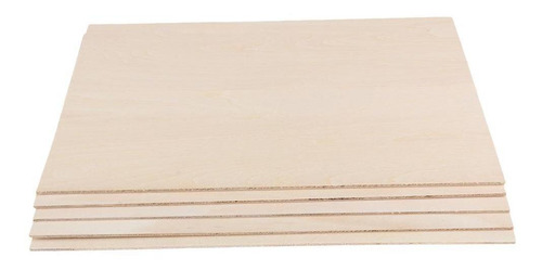 20x Planície Madeira De Balsa Folhas Madeira Serrada Para