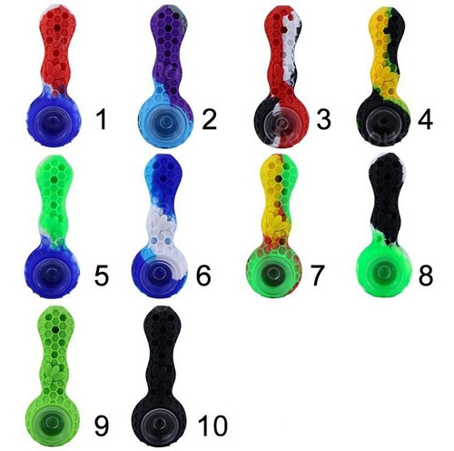 Imagen 4 de 4 de Pipa Silicona Vidrio Zeppelin
