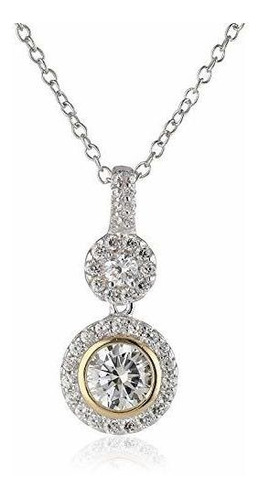 Collar - 18k Gold Plated.925 Sterling Silver Cubic Zirconia 