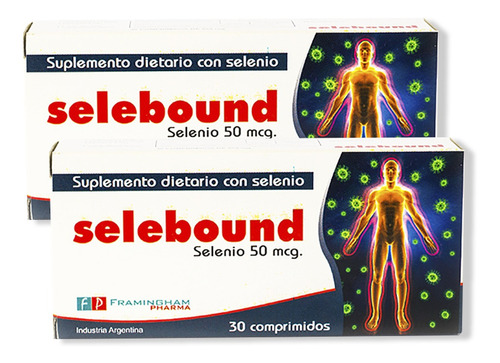 Suplemento Selebound Selenio 50 Mg X 60 Comprimidos