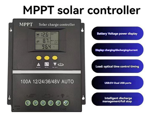 Controlador Solar Eólico Híbrido Mppt Charging Boost Wind Tu