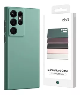 Funda Diofit Samsung Galaxy S22 Ultra De Silicona Verde