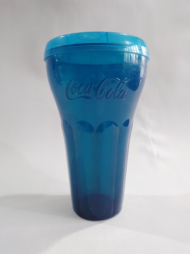 Coca Cola Mc Donalds Vaso C/ Tapa Azul