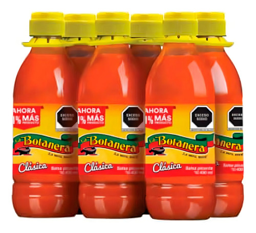 Salsa Picante La Botanera Clásica 6 Pzas De 430 Ml C/u