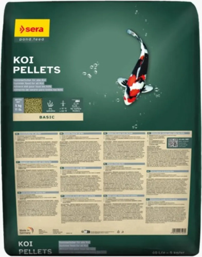 Ração Para Carpas Sera Koi Pellets 5kg