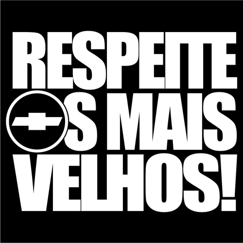 Adesivo Respeite Os Mais Velhos Gm - Turbo Dub Top 20x15cm