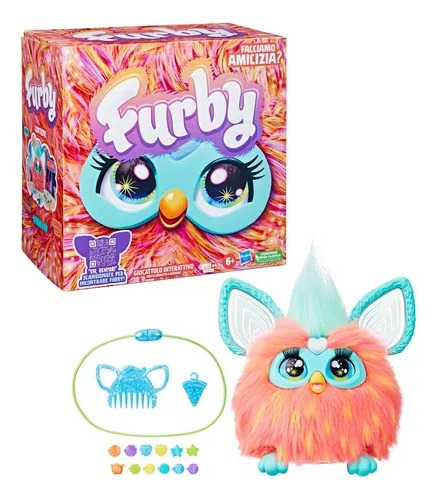 Furby Juguete Interactivo De Peluche De Color Coral