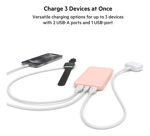 Belkin Cargador Portátil Usb C, 10000 Mah Con 1 Puerto Usb C