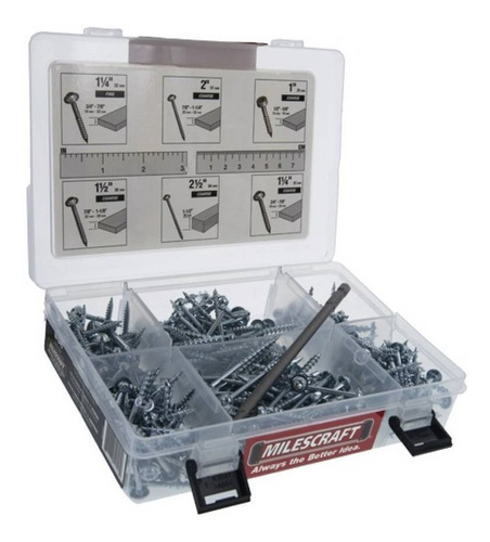 Set De Tornillos Torx 350 Piezas Milescraft Equus *ub*