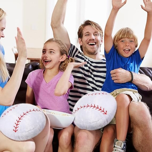 Jetec 2 Almohadas Deportivas Esponjosas Y Suaves Color Beísbol