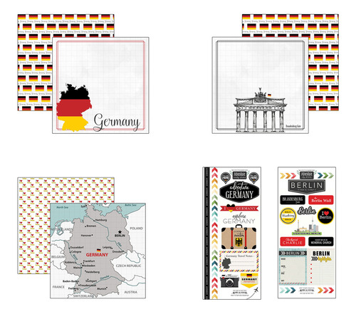 Scrapbook Aduana Alemania Aventura Kit