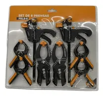Comprar Juego 8 Prensas Para Carpintería Ajustables Y De Mano