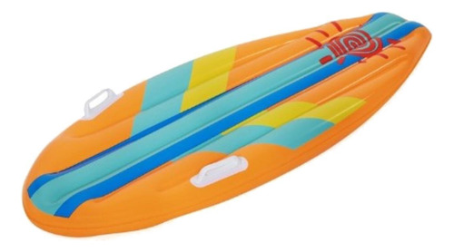 Prancha Surf Inflável Infantil Piscina Praia Bestway Laranja