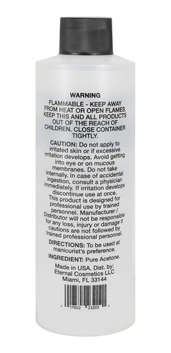 Removedor De Esmalte De Uñas Profesional Pronto, 8oz