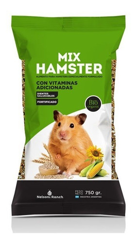 Alimento Balanceado Mix Hamsters Jerbos Premium 750grs