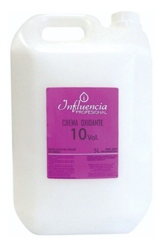 Crema Oxidante Influencia 10 Vol 5 Litros
