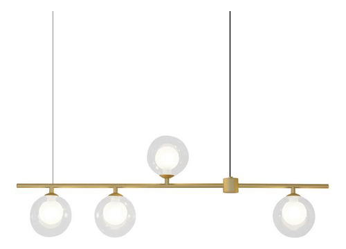 Lustre Pendente Quality Orbit 1539 G9 Dourado 900mm