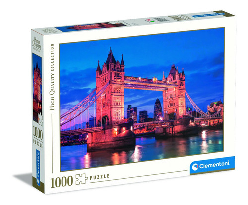 Rompecabezas Tower Bridge Puente Londres 1000 Pz Clementoni