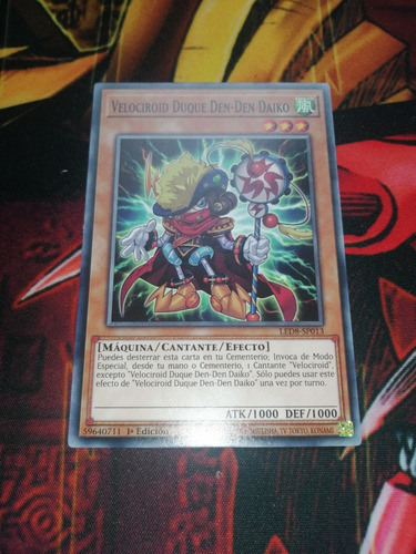 Velociroid Duque Den-den Daiko Yu-gi-oh! Original Konami