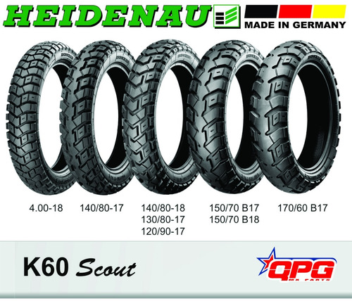 Neumatico Heidenau K60 Scout 110/80/19 Bmw F700 Gs310 Emporio