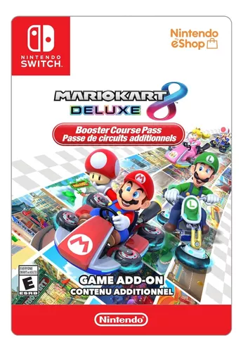 Cartão de Descarga Nintendo Switch Mario Kart 8 Deluxe Passe de pistas  adicionais (Formato Digital)