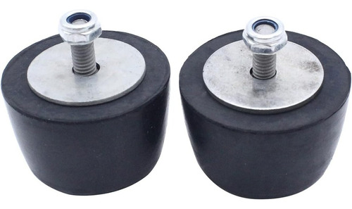 2x Cojínes De Goma De Capó Para Jeep Wrangler Yj 1987-1996