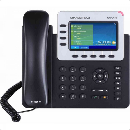 Telefono Ip Grandstream Gxp2140 4 Sip Bluetooth Gigabite Poe