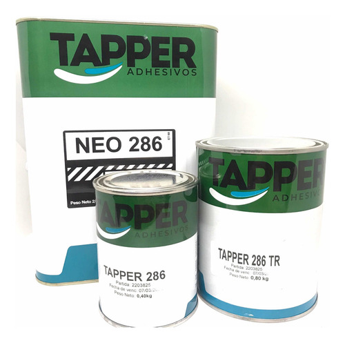 Imagen 3 de 6 de Adhesivo De Contacto Tapper Tr286 800gr. Ideal Calzado