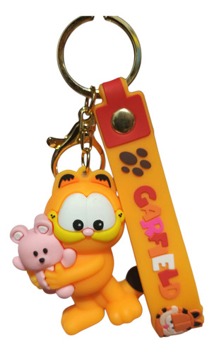 Llavero Hermoso Garfio Naranja