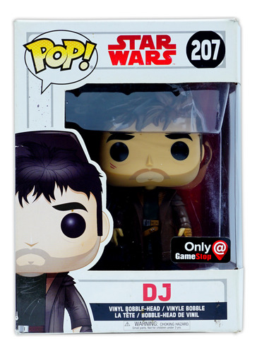 Funko Pop Star Wars Dj #207 Game Stop Exclusive
