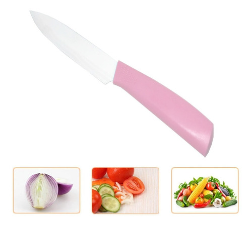 Cuchilla Cuchillo De Ceramica Mango Plástico 6 Pulgadas 