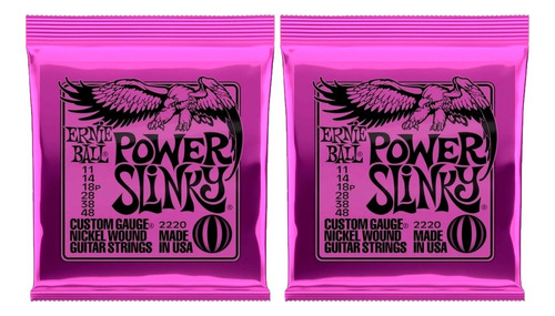 Pack Encordado P Guit Electrica Ernie Ball 011 048 Power X2