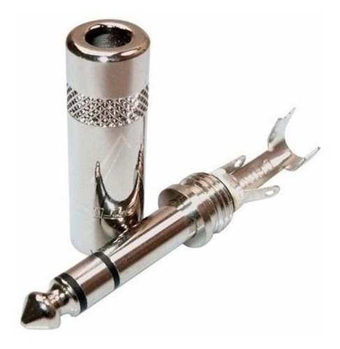 Neutrik Rean Nys202 Conector Ficha Plug 1/4 Stereo Trs Metal