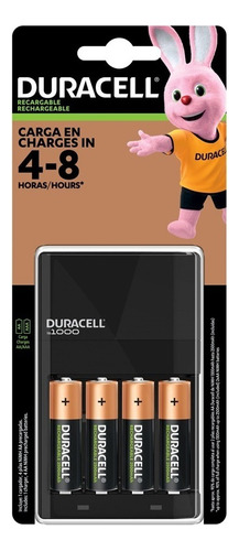 Duracell Aa Recargable 4 Piezas Con Cargador Is1000 Aa