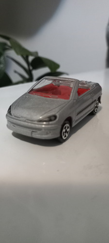 Peugeot 206 Conversível Majorete Miniatura Prateado (Usado)