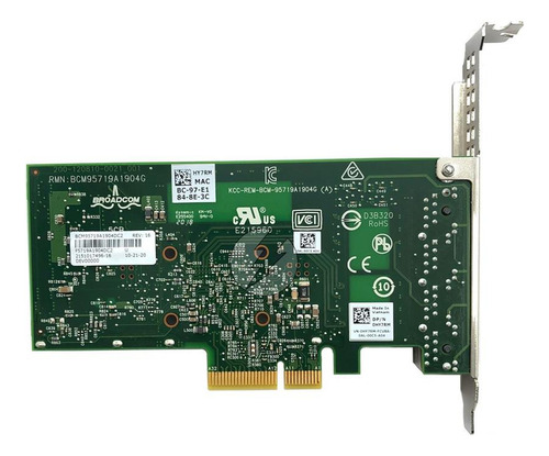 Placa Rede Broadcom Quad Gigabit Pcie 331t Bcm95719a1904g