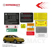 Comprar Adhesivos Volkswagen Golf \u002F Vento Mk3 