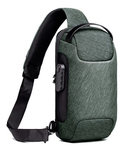 Bolso Cruzado Masculino Mochila Pequeña Usb