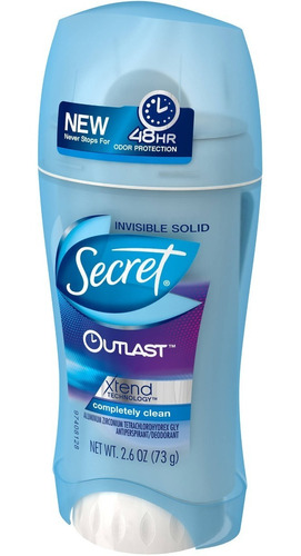 Desodorante Antitranspirante Solido 2.6 Oz Secret Outlast