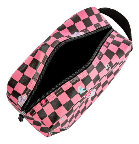Estojo Necessaire Capricho Pop Cosmic - Sestini Cor Preto e Rosa Liso