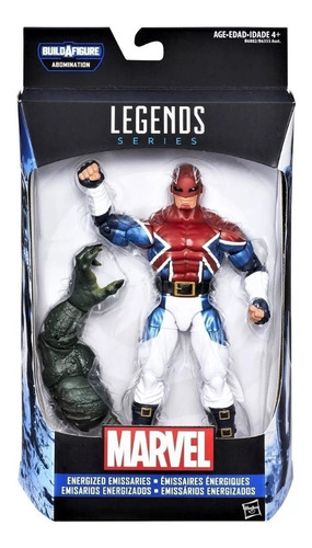 Marvel Legend Series Captain Britain Emisarios Energizados