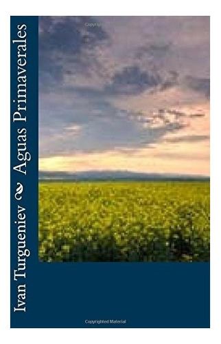 Libro : Aguas Primaverales  - Ivan Turgueniev 